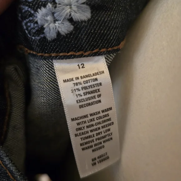 High Sierra Dark Denim Mini Skirt/skort - Picture 5 of 8